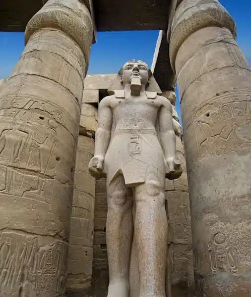 Statue of Ramses II at Luxor Temple